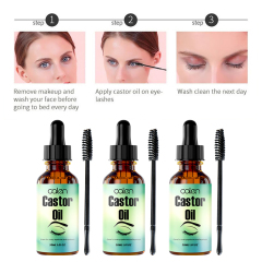 Luxfume 30ML Natural organic castor oil Eyelash and eyebrow growth serum,oalen cosmetics
