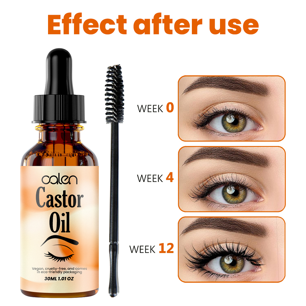 Luxfume 30ML Natural thick and long eyelashes castor oil mascara,oalen cosmetics