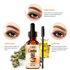 Luxfume 30ML Natural thick and long eyelashes castor oil mascara,oalen cosmetics