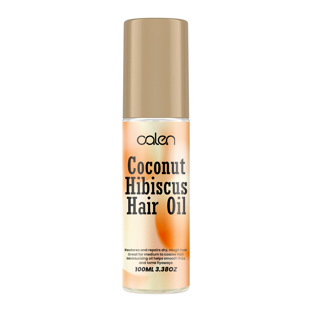 Luxfume 100ML soft and shiny hair is not easy to tangle, hair roots are fluffy, hair is moist and not greasy Hibiscus hair oil,oalen cosmetics