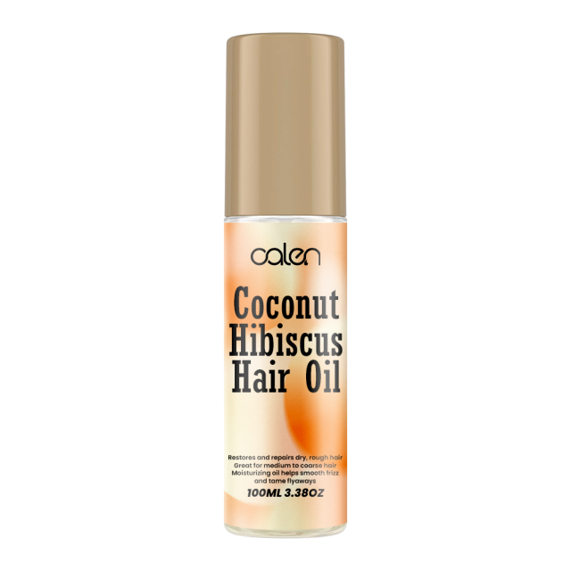 Luxfume 100ML soft and shiny hair is not easy to tangle, hair roots are fluffy, hair is moist and not greasy Hibiscus hair oil,oalen cosmetics