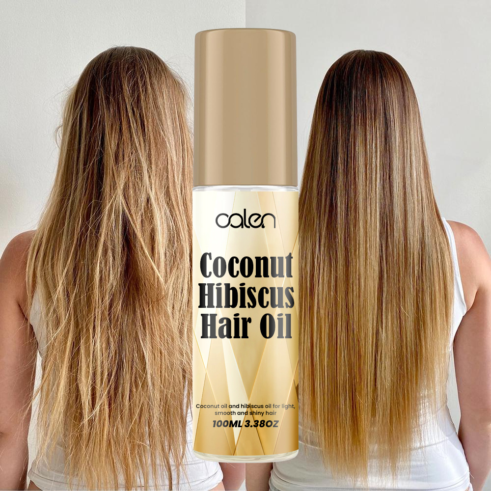 Luxfume 100ML gently nourishes hair and improves the overall health of hair Hibiscus hair oil,oalen cosmetics