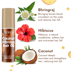 Luxfume 100ML relieves itching, removes dandruff, controls oil, makes hair soft and shiny black Hibiscus hair oil,MY SHOP