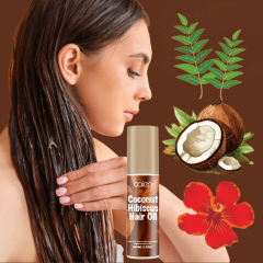 Luxfume 100ML relieves itching, removes dandruff, controls oil, makes hair soft and shiny black Hibiscus hair oil,MY SHOP