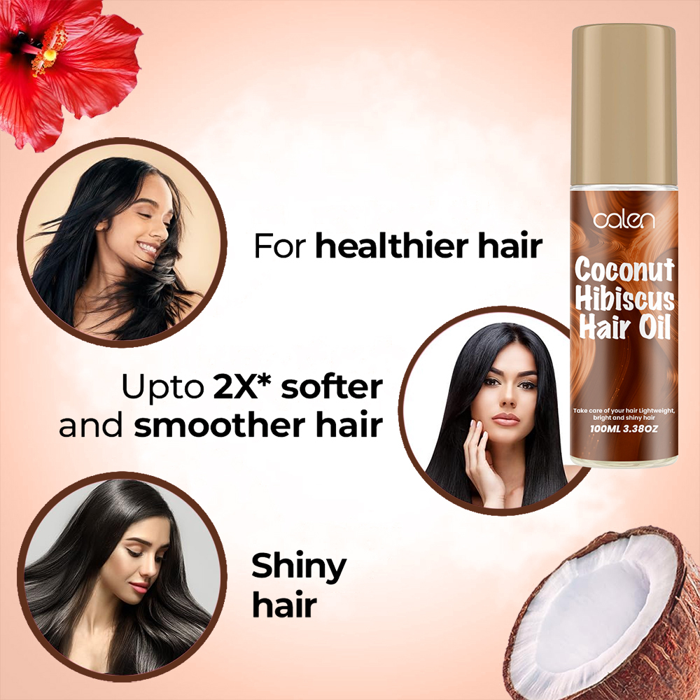 Luxfume 100ML relieves itching, removes dandruff, controls oil, makes hair soft and shiny black Hibiscus hair oil,MY SHOP