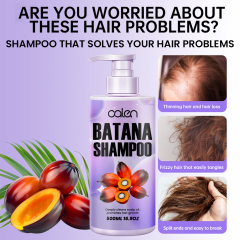 Relieves dry and itchy scalp, reduces hair breakage, promotes hair growth batana shampoo,oalen cosmetics