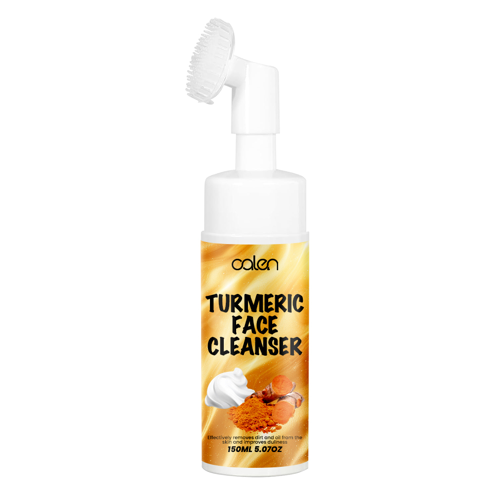 Clean Face Hydrate Dry Rough Skin Turmeric Cleanser,oalen cosmetics