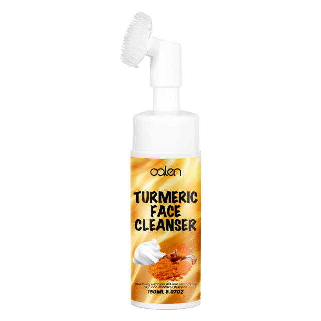 Clean Face Hydrate Dry Rough Skin Turmeric Cleanser,oalen cosmetics