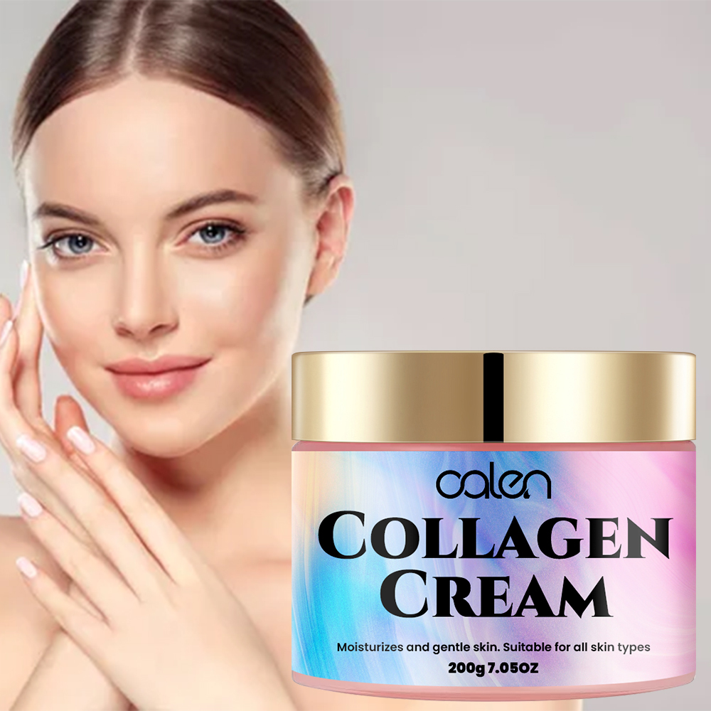 Luxfume 200g Gentle Formula Long Lasting Moisturizing Dry Skin Increase Face Shine Collagen Cream,oalen cosmetics