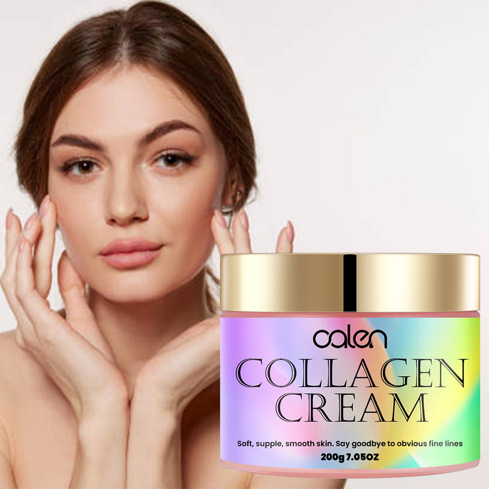 Luxfume 200g Glow Skin Reduce Line Daily Moisturizing Collagen Cream Suitable For All Skin Type,oalen cosmetics