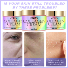 Luxfume 200g Glow Skin Reduce Line Daily Moisturizing Collagen Cream Suitable For All Skin Type,oalen cosmetics
