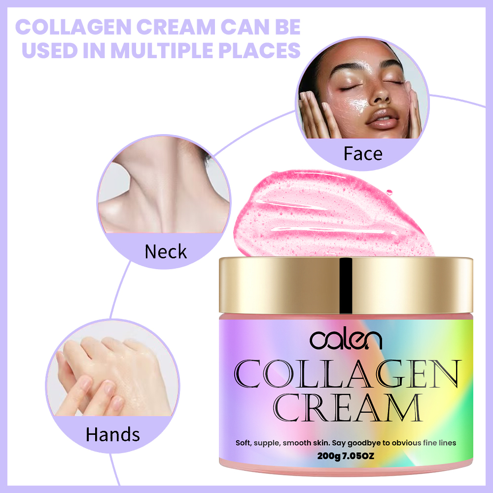 Luxfume 200g Glow Skin Reduce Line Daily Moisturizing Collagen Cream Suitable For All Skin Type,oalen cosmetics