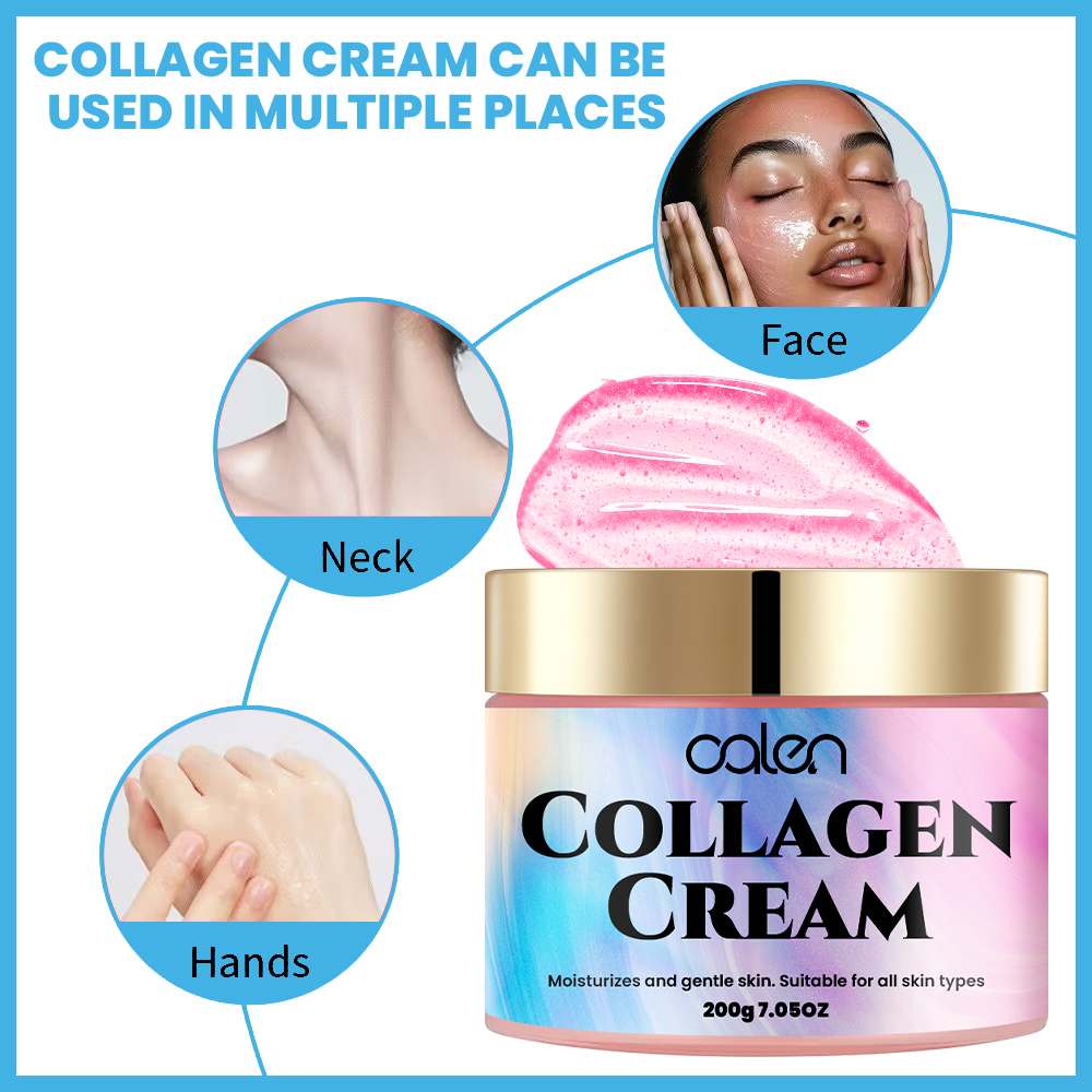 Luxfume 200g Gentle Formula Long Lasting Moisturizing Dry Skin Increase Face Shine Collagen Cream,oalen cosmetics
