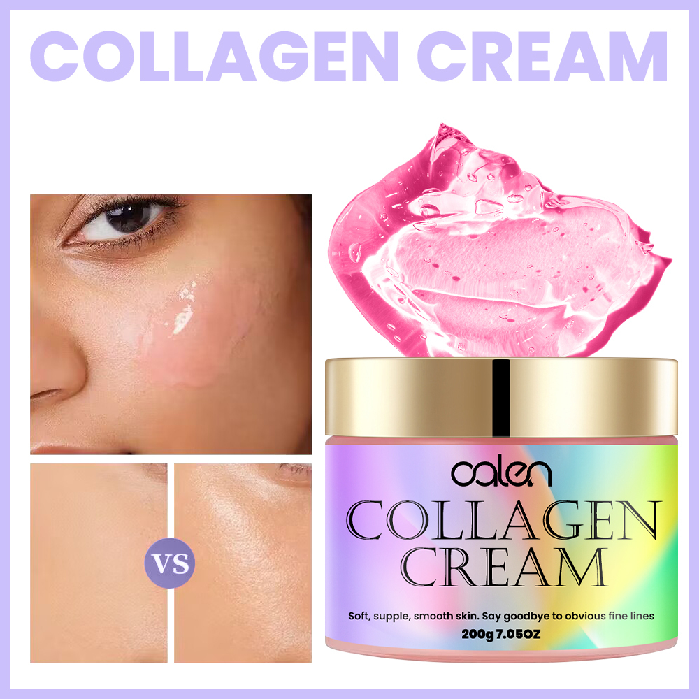 Luxfume 200g Glow Skin Reduce Line Daily Moisturizing Collagen Cream Suitable For All Skin Type,oalen cosmetics