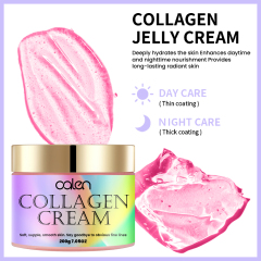 Luxfume 200g Glow Skin Reduce Line Daily Moisturizing Collagen Cream Suitable For All Skin Type,oalen cosmetics
