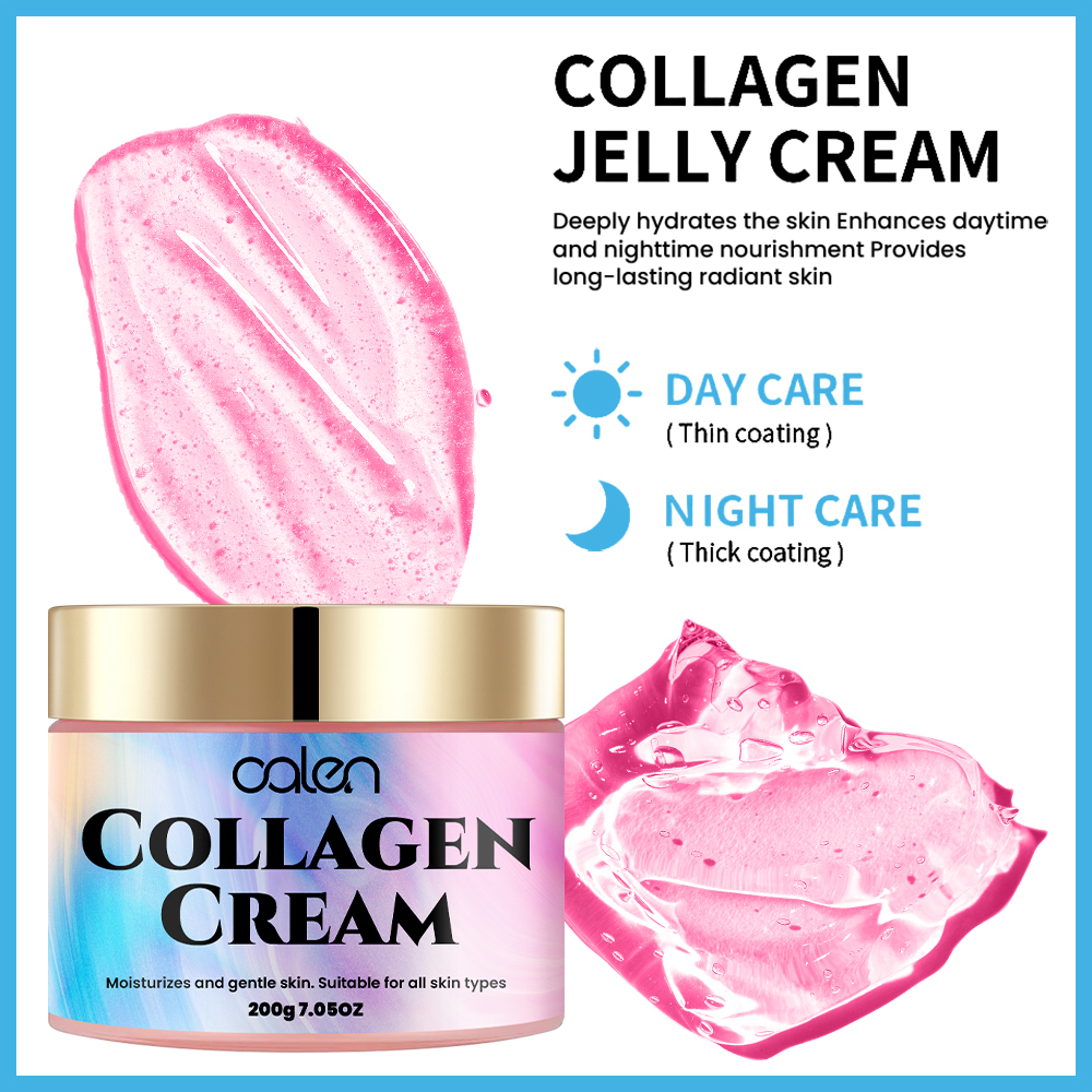 Luxfume 200g Gentle Formula Long Lasting Moisturizing Dry Skin Increase Face Shine Collagen Cream,oalen cosmetics