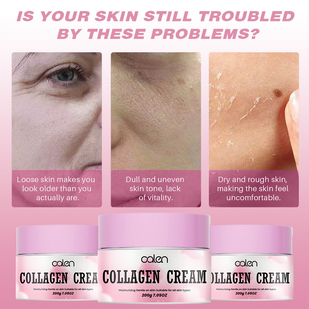 Luxfume 200g Private Label Improve Skin Tone And Texture Enhances Firm And Elasticity Smooth Skin Collagen Egg Cream,oalen cosmetics