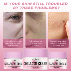 Luxfume 200g Private Label Improve Skin Tone And Texture Enhances Firm And Elasticity Smooth Skin Collagen Egg Cream,oalen cosmetics