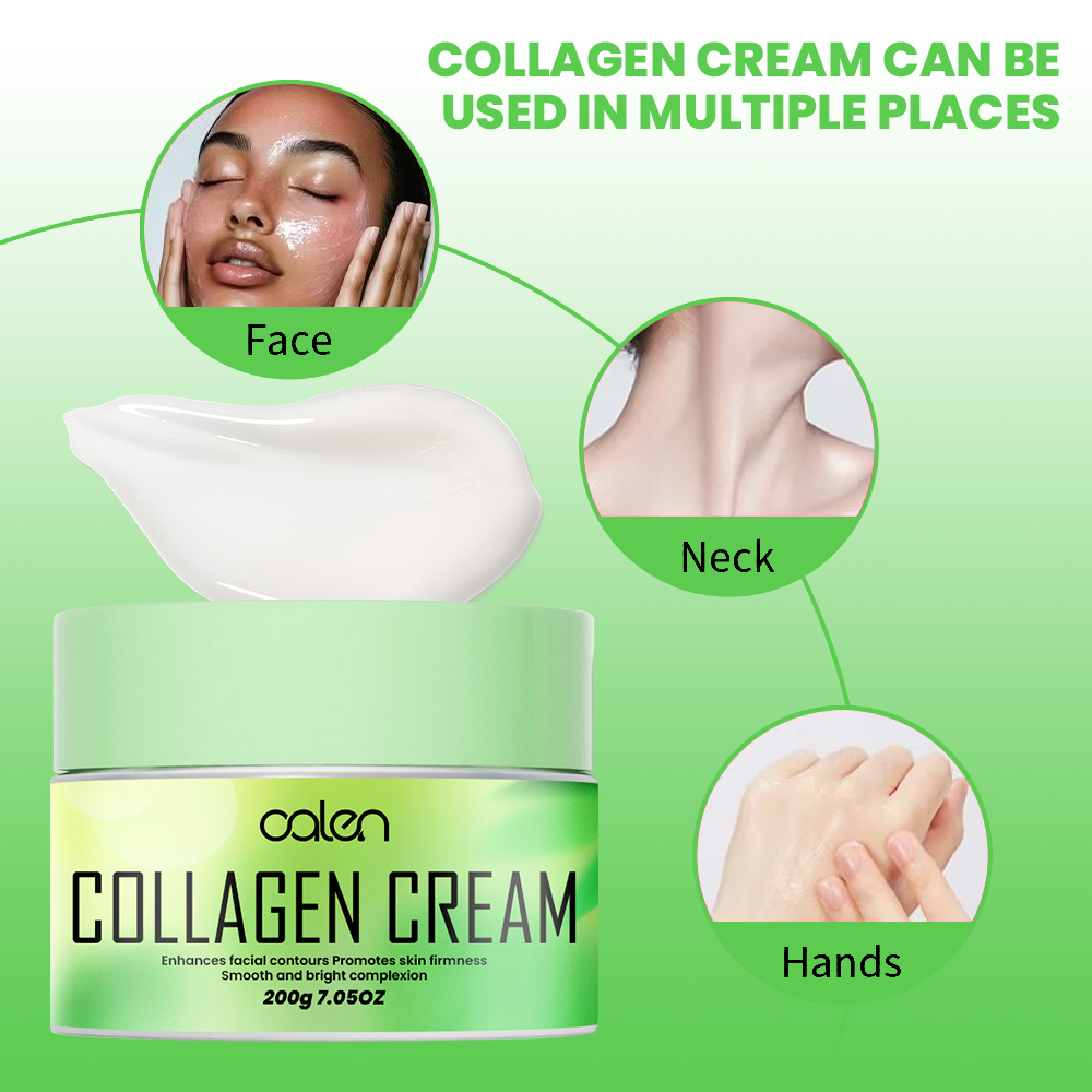 Luxfume 200g Private Label Soft Texture Reduce Fine Lines And Smooth Skin Collagen Egg Cream,oalen cosmetics