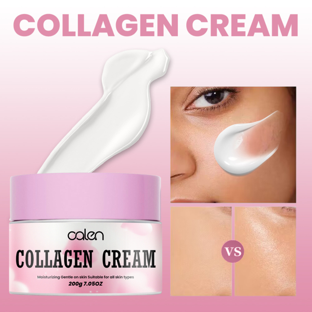 Luxfume 200g Private Label Improve Skin Tone And Texture Enhances Firm And Elasticity Smooth Skin Collagen Egg Cream,oalen cosmetics