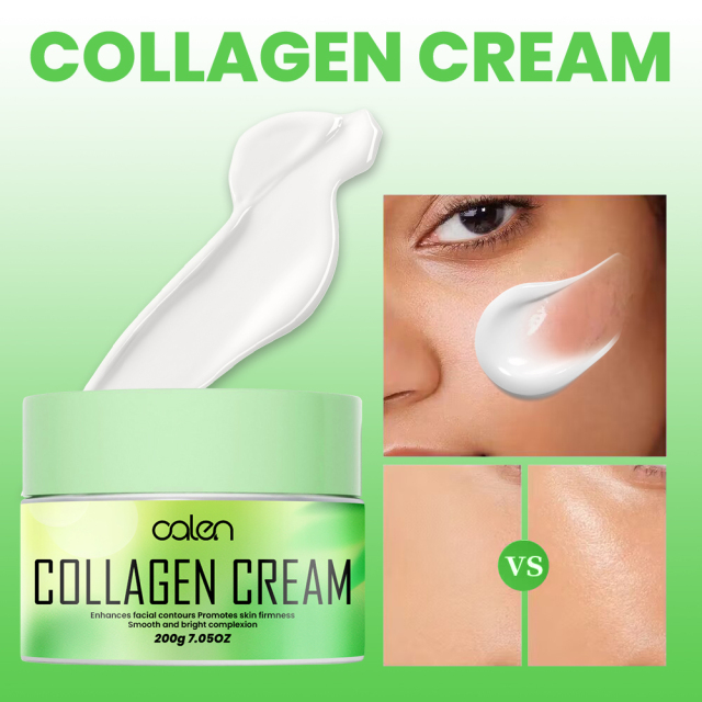 Luxfume 200g Private Label Soft Texture Reduce Fine Lines And Smooth Skin Collagen Egg Cream,oalen cosmetics