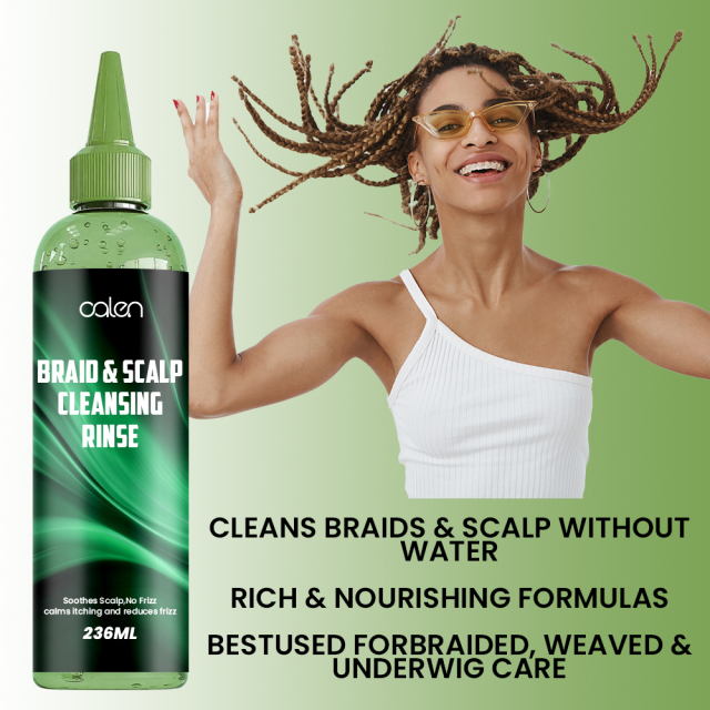 Luxfume 236ml Private Label Hair Growth Cleansing Conditioner Gentle Scalp Cleanser For Build Up Dandruff Hair Rinse,oalen cosmetics