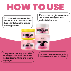 17oz Luxfume Private Label Extreme Hold Glitter Shine No Flaking Wax Wave Edge Control Hair Braid Gel Kit For Woman,MY SHOP