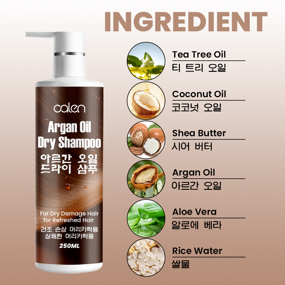 Luxfume 250ML Organic Normal Anti-dandruff And Moisturizing Oily Improve Dry And Irritable Quality Hair Dry Shampoo,MY SHOP