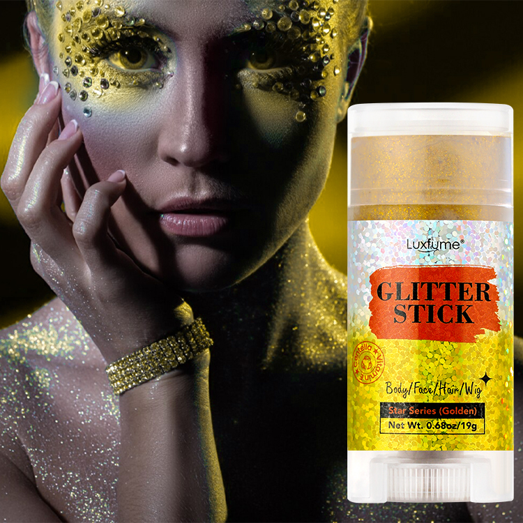 Luxfume 0.68oz Chunky Glitter Face Paint Hair Glitter Eye Makeup DIY Festival Accessories Glitter,oalen cosmetics