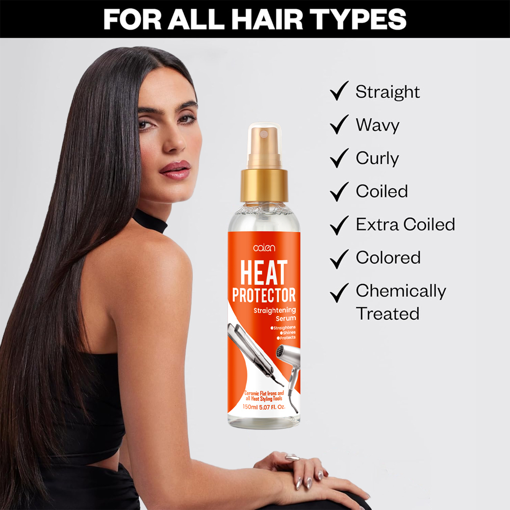 Luxfume 5.07oz Organic Herbal Nourishing Formula Refreshing Scalp Protection Spray with Frizz Taming & Heat Damage Resistance,MY SHOP