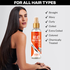 Luxfume 5.07oz Organic Herbal Nourishing Formula Refreshing Scalp Protection Spray with Frizz Taming & Heat Damage Resistance,MY SHOP