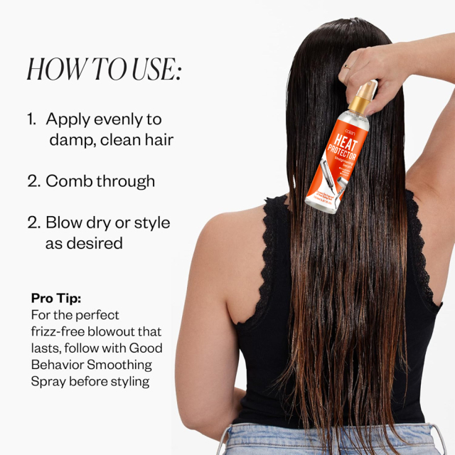 Luxfume 5.07oz Organic Herbal Nourishing Formula Refreshing Scalp Protection Spray with Frizz Taming & Heat Damage Resistance,MY SHOP