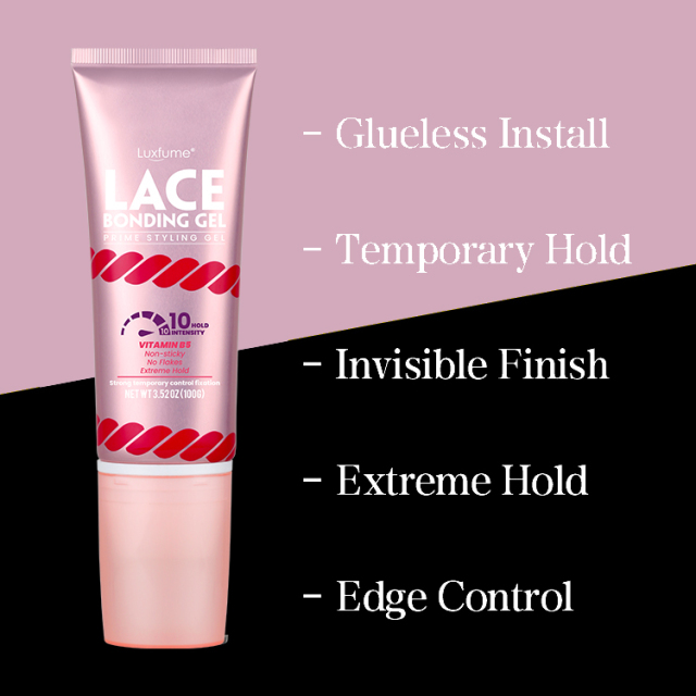 Luxfume 3.52oz Water-Based Formula Lace Bonding Gel Wig Glue Style Hair Adhesive Hair Extension Tools,oalen cosmetics