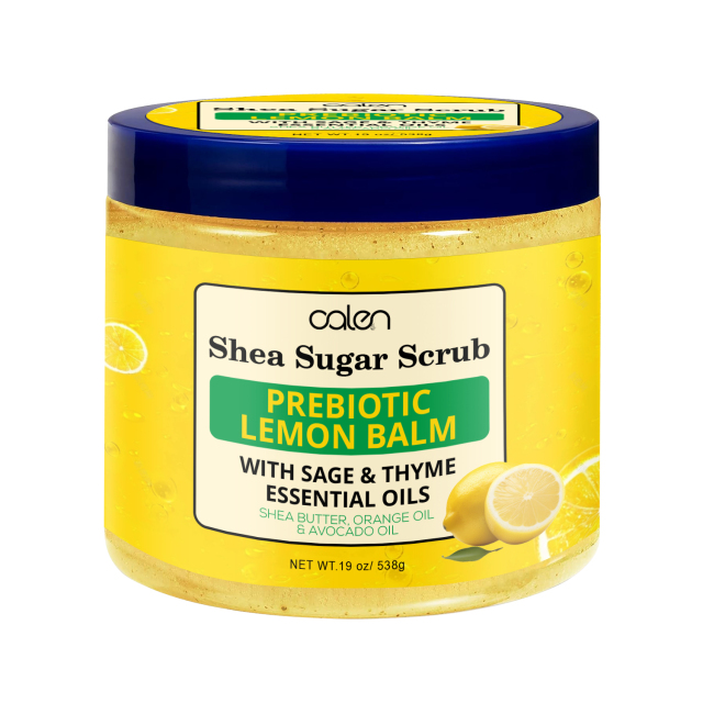 Shea Sugar Body Scrub Gentle Exfoliating Face Body Scrub with Shea Butter Orange Oil Vegan Ingredients for Hands and Feet,oalen cosmetics