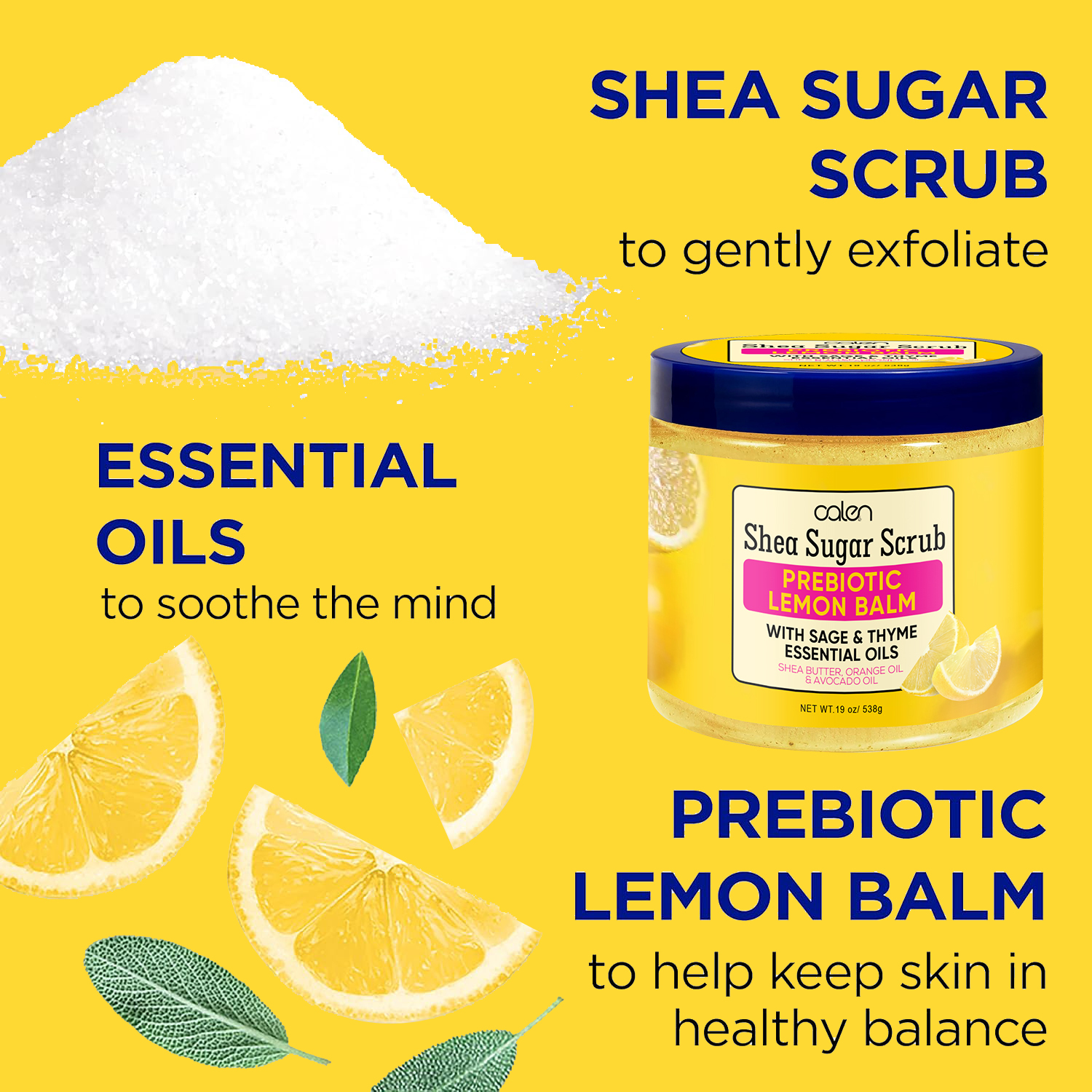 Shea Butter Orange Oil Body Scrub Gentle Exfoliating Face and Body Hand & Foot Care OEM Supply,oalen cosmetics