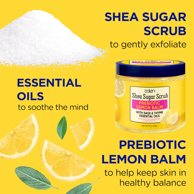 Shea Butter Orange Oil Body Scrub Gentle Exfoliating Face and Body Hand & Foot Care OEM Supply,oalen cosmetics