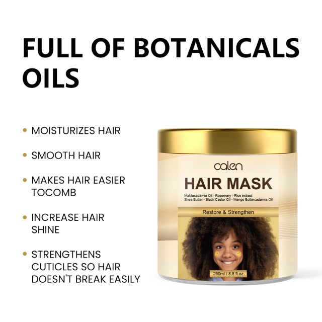 Custom Brand Gentle Repair Hair Mask for Kids Anti-Frizz Hydrating Collagen Infused Moisturizing Baby Haircare Products,MY SHOP