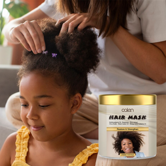 Kids Gentle & Nourishing Hair Mask for Curly Dry Hair Deep Moisture Treatment Herbal Ingredients Hair-Loss Prevention OEM/ODM,MY SHOP