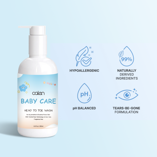 Gentle Tear-Free Kids Hair Care Set Shampoo and Conditioner Natural Hair Treatment for Children,MY SHOP