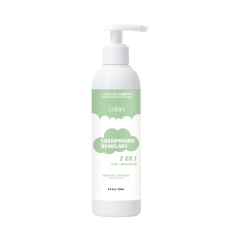 Custom Organic Children's Shampoo Hypoallergenic Cream Form with Plant Extracts No Tears Leave-In Safe for Infants Toddlers,MY SHOP