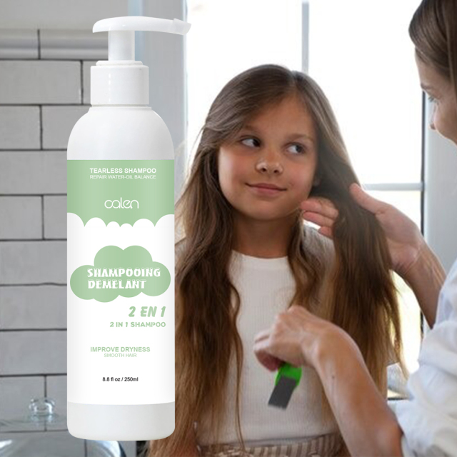 Custom Organic Children's Shampoo Hypoallergenic Cream Form with Plant Extracts No Tears Leave-In Safe for Infants Toddlers,MY SHOP