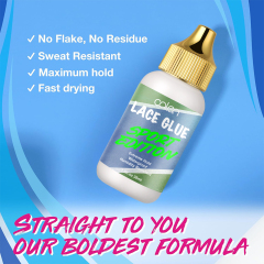 Strong Hold Lace Glue Sport Edition Non Toxic Humidity Resistant Water for Wigs Invisible Bonding Formulated for Oily Skin,oalen cosmetics