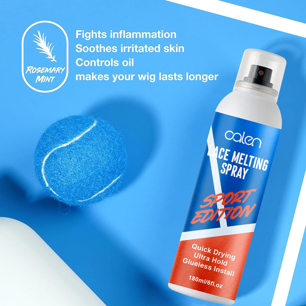 Sport Edition Lace Melting Spray Glue-Less Lace Adhesive Spray Wig Spray Fast Drying Strong Natural Finishing,oalen cosmetics