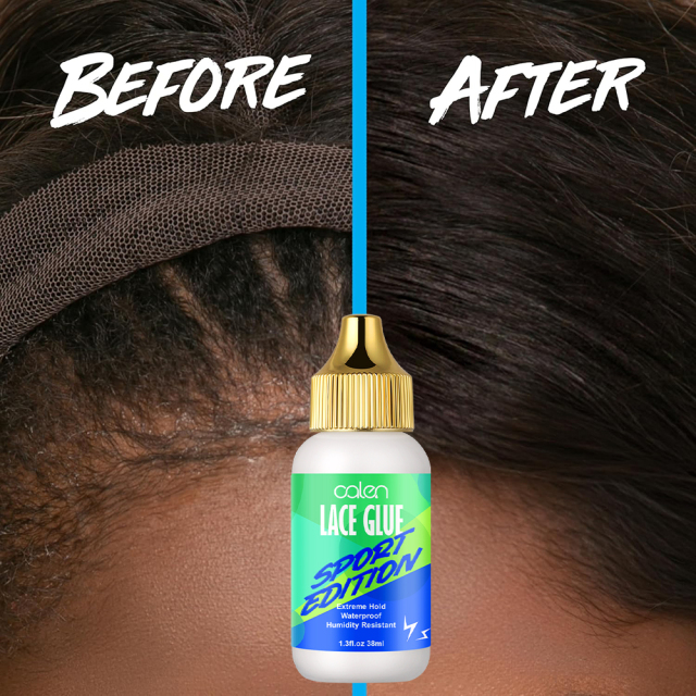 Sports Edition Extreme Hold Lace Glue Waterproof Invisible Organic Bonding for Strong Hold Wigs and Hair,oalen cosmetics