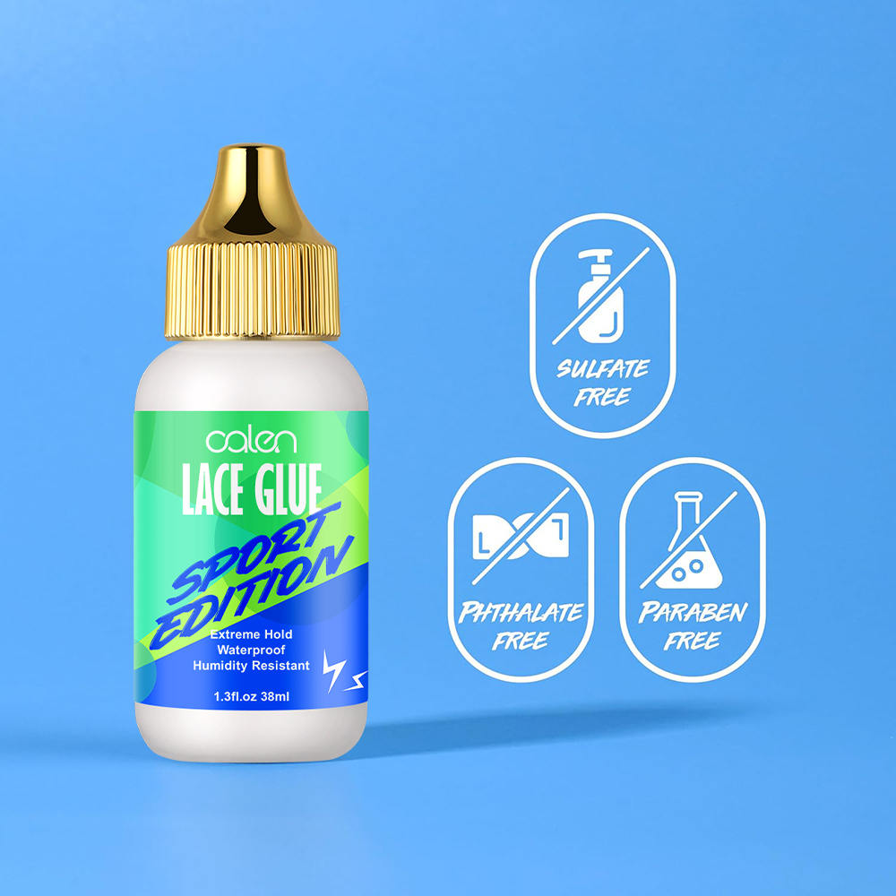 Sports Edition Extreme Hold Lace Glue Waterproof Invisible Organic Bonding for Strong Hold Wigs and Hair,oalen cosmetics