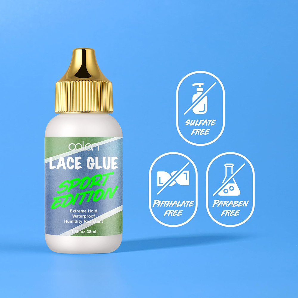 Strong Hold Lace Glue Sport Edition Non Toxic Humidity Resistant Water for Wigs Invisible Bonding Formulated for Oily Skin,oalen cosmetics