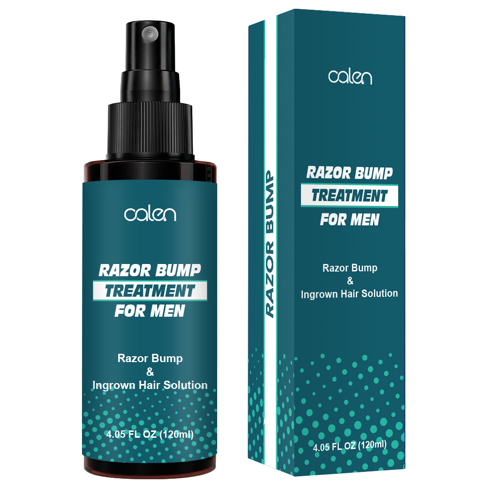 Razor Bump Stopper Ingrown Hair Treatment for Men & Women Razor Burn Relief for Bikini Area After Shave Lotion,oalen cosmetics