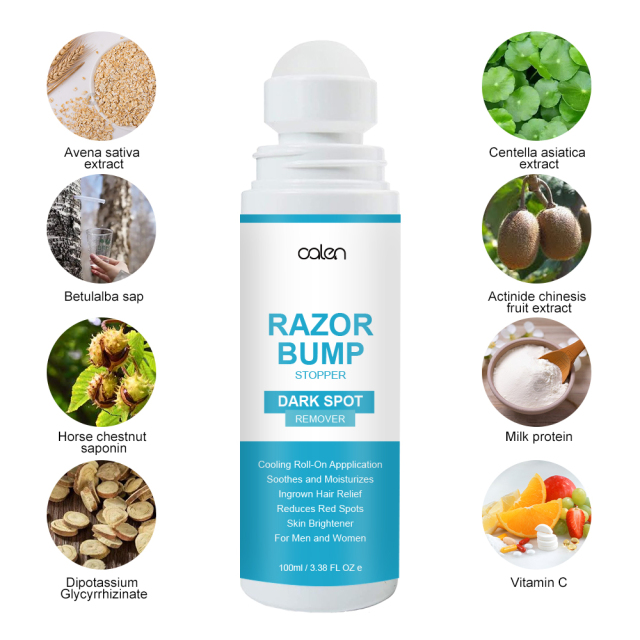 Razor Bump Stopper with Dark Spot Remover, Ingrown Hair Treatment for Bikini Area and Razor Bumps Treatment,MY SHOP