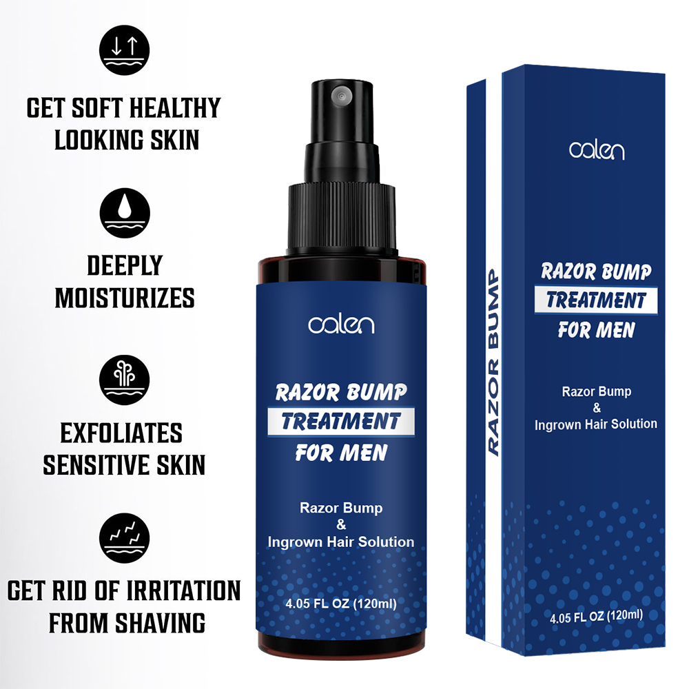 Razor Bumps Treatment for Men and Women After Shave Solution for Ingrown Hairs and Razor Burns Roll on Applicator,oalen cosmetics