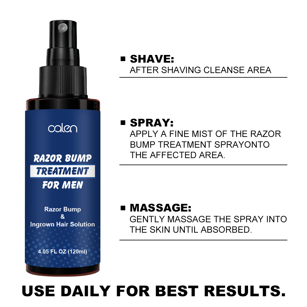 Razor Bumps Treatment for Men and Women After Shave Solution for Ingrown Hairs and Razor Burns Roll on Applicator,oalen cosmetics